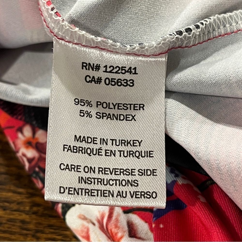 Halter neck sleeveless a-line‎ mini floral dress size Medium - Picture 11 of 13